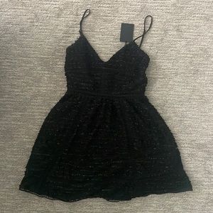 NBD Revolve mini black dress